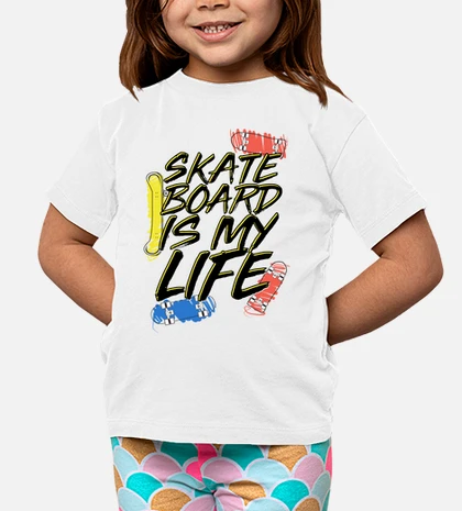 T-shirt Enfant skateboard vêtements pour enfants tostadora