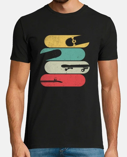Tee-shirt skateboard vintage retro