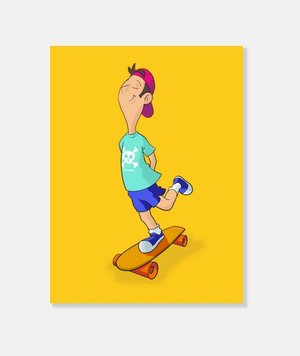 Wall skater