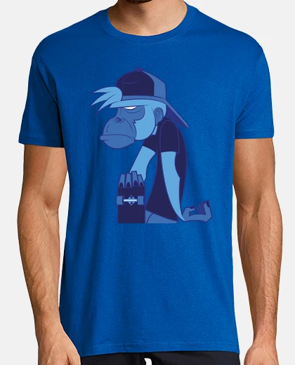 Playera skater monkey