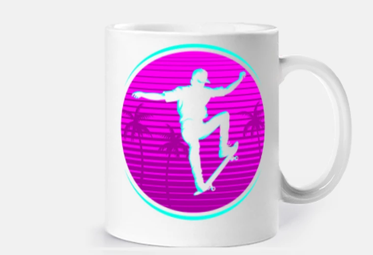 Tazza skater vintage