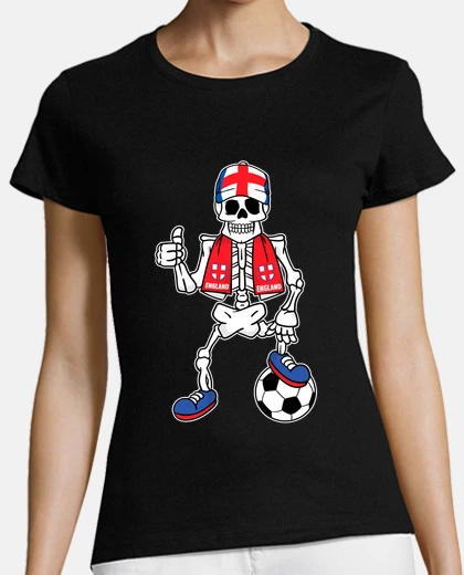 Playera skeleton england fan football