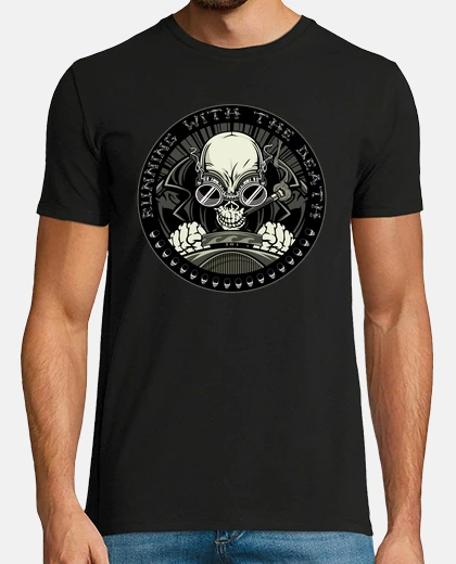 Camiseta Skeleton Smoking (H)