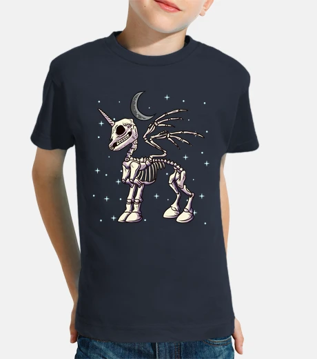 Kids skeleton unicorn moon space constellation stars