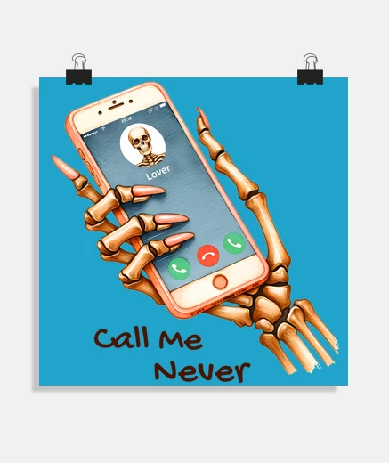 Poster skeleton woman humor funny funny poster office living room workshop shop stand poster