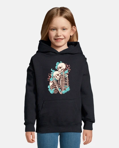Kids skeletons couple