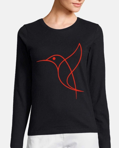 T-shirt sketch and red bird