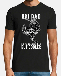 ski dad like a regular dad but cooler