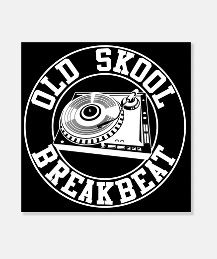 Lienzo skool viejo breakbeat