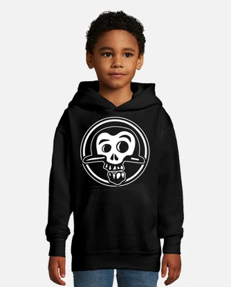 Boys skull hoodie sales