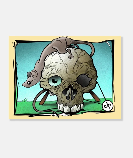 Stampa skull darc tatt