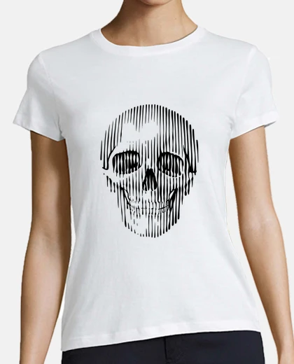 Playera skull graphic art