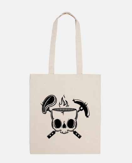 Bag skull grill