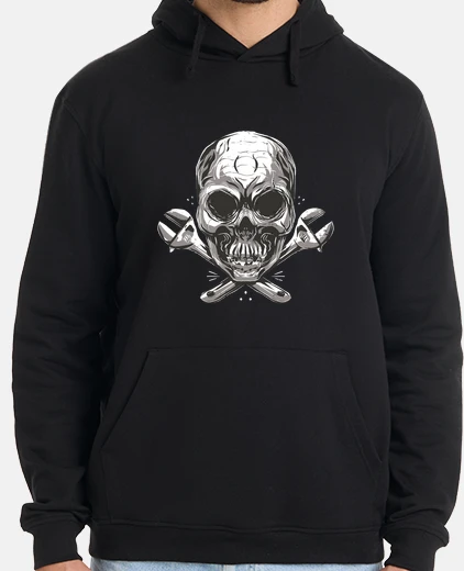 Hoodie Skull Mechanic