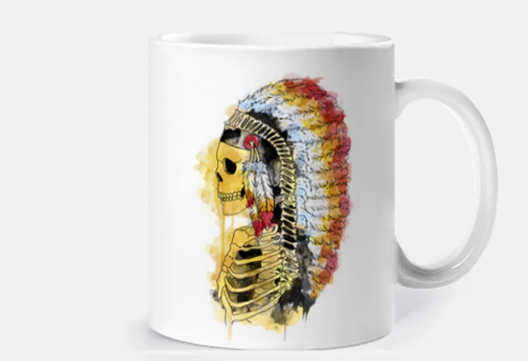 Tazza skull nativo