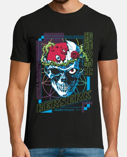 Camiseta Skull Night Fan Art IKIGAISEKAI