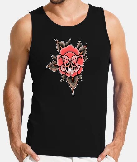 Tee-shirt Skull old school tattoo