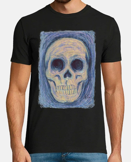 Camiseta Skull on canvas n01