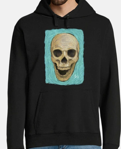 Sudadera Skull on canvas n02