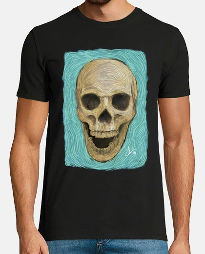 Camiseta Skull on canvas n02