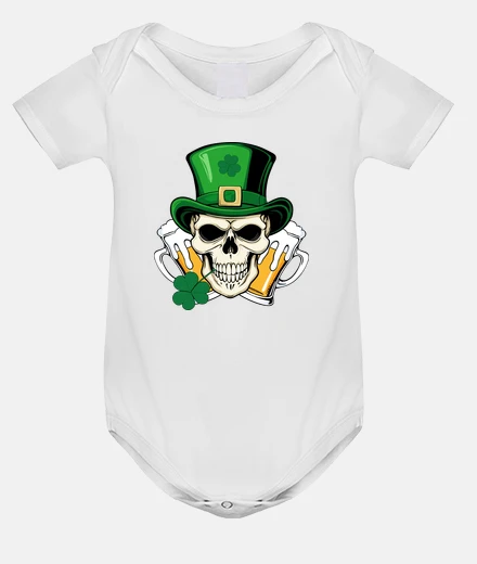 Kids skull san patrick day
