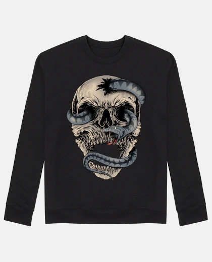 Hoodie Skull Snake