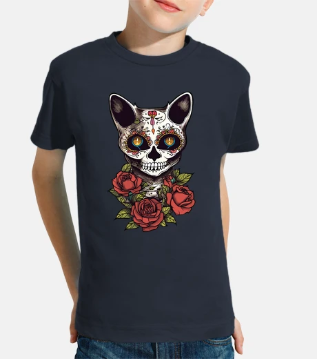 Abbigliamento skull sugar gattoto colorato