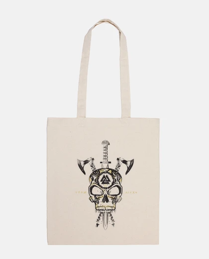 Bag skull vikings and weapons