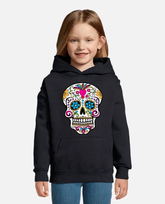 Kids skull hot sale hoodie