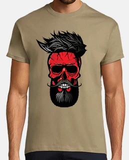 skull hipster skull bearded skull