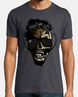 skull hipster skull bearded skull