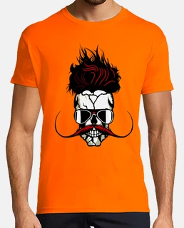 skull hipster skull bearded skull