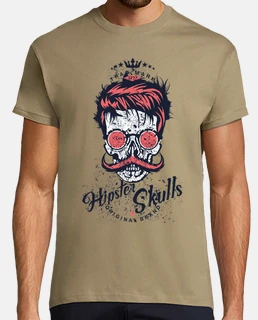 skull hipster skull bearded skull