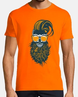 skull hipster skull bearded skull