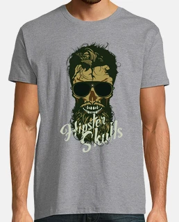 skull hipster skull bearded skull