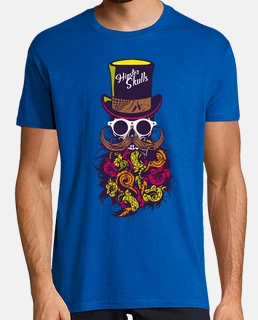skull hipster skull bearded skull