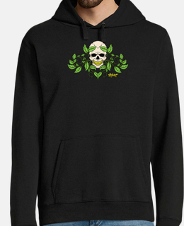 skull sweatshirt, black