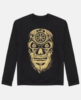 skull vikings cream