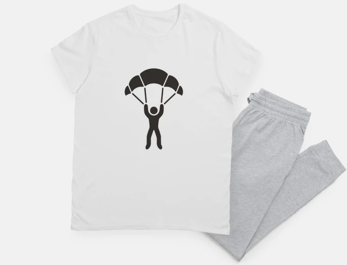 Pajama skydiving parachute sport army pyj night sleep