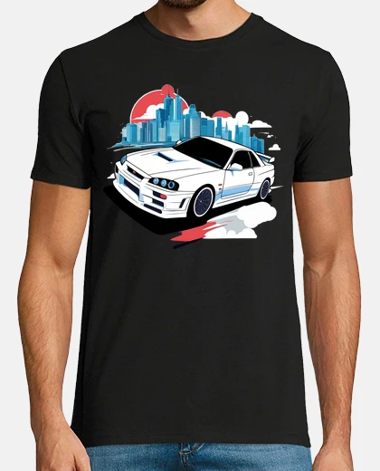 T-shirt skyline gt-r r34 - idea regalo, auto sportiva