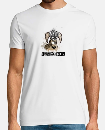Tee-shirt skyrim, fus ro dah