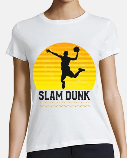 Camiseta slam dunk baloncesto de estilo vintage