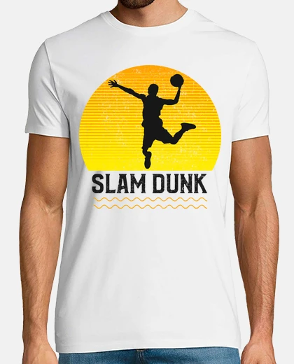 Camiseta slam dunk baloncesto de estilo vintage
