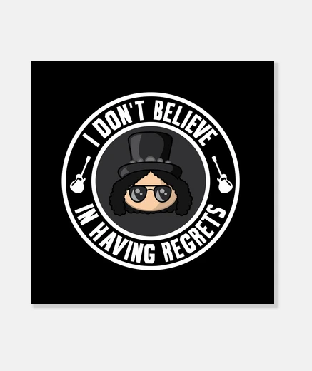 Tableau slash regrets toile noir