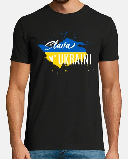 Camiseta slava ukraini gloria de ucrania