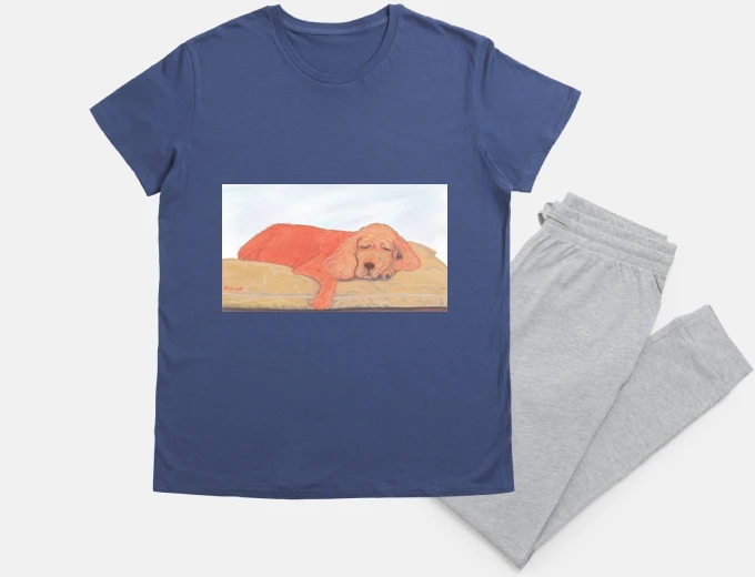Pyjama sleeping beauty cocker spaniel