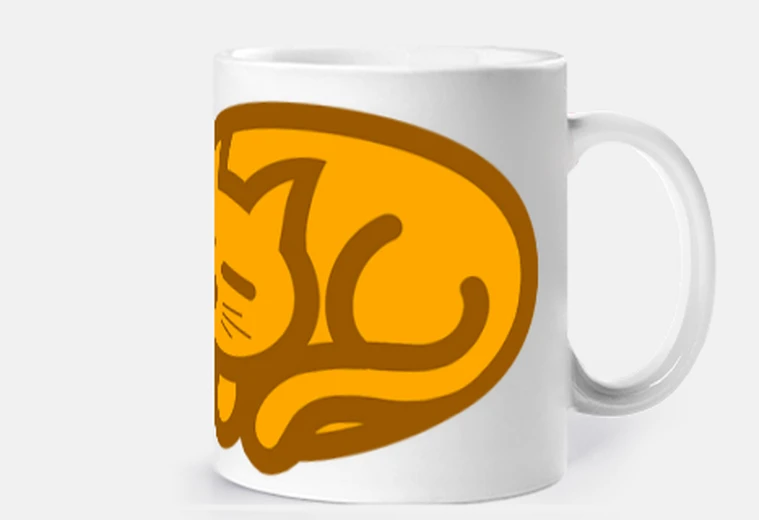 Cup sleeping cat mug