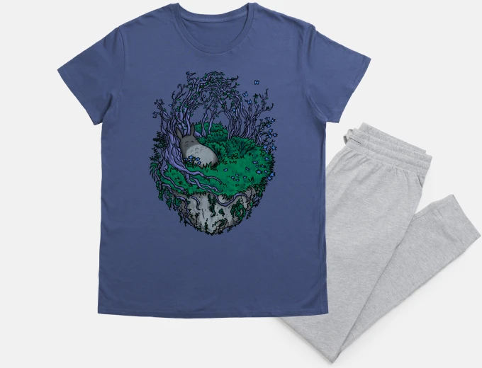 Pyjama Sleeping in a Forest