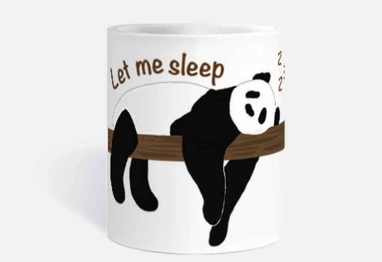 Cup sleeping panda mug 1