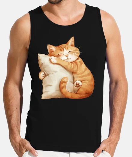 T-shirt Sleeping Pet Kitten Pillow Hug Lover